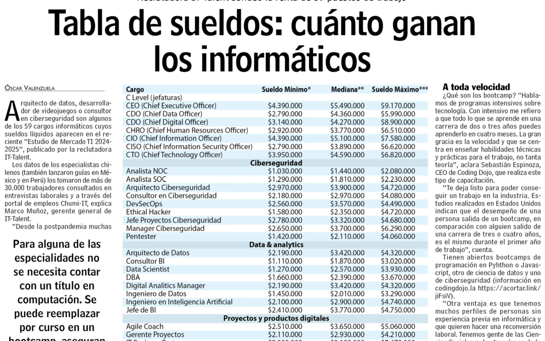 Sebastián Espinosa: Los bootcamps como impulsores de talento en el sector TI